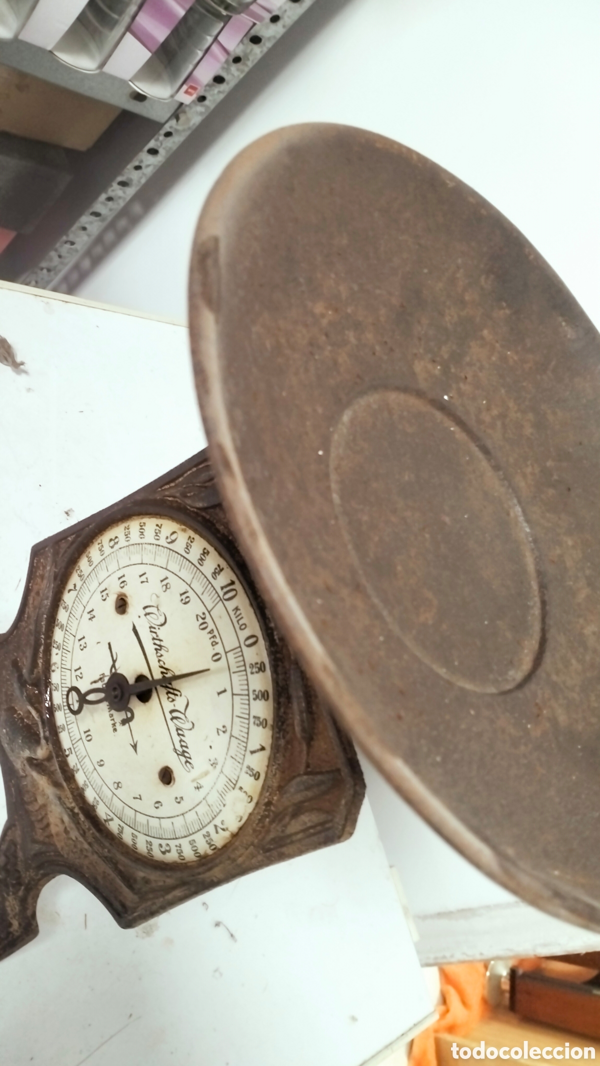 Antig&uuml;edades: Bascula antigua de cocina - Foto 2