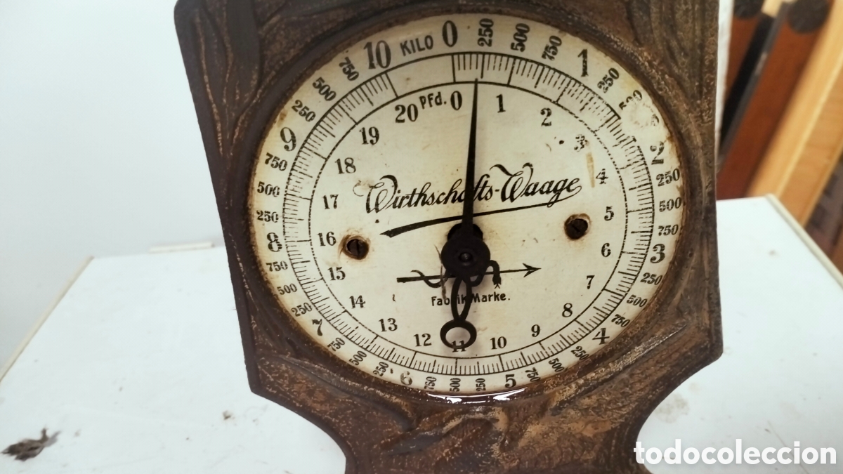 Antig&uuml;edades: Bascula antigua de cocina - Foto 3