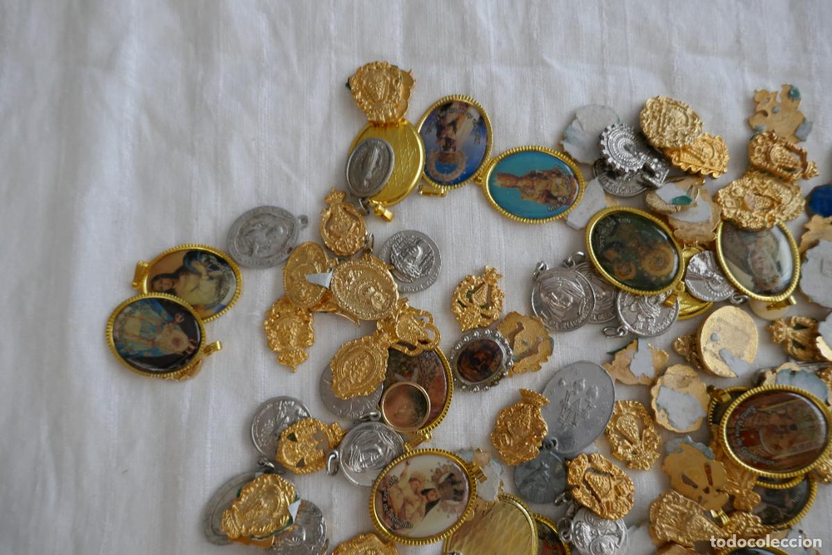 Antig&uuml;edades: GRAN LOTE DE MEDALLAS RELIGIOSAS - Foto 5