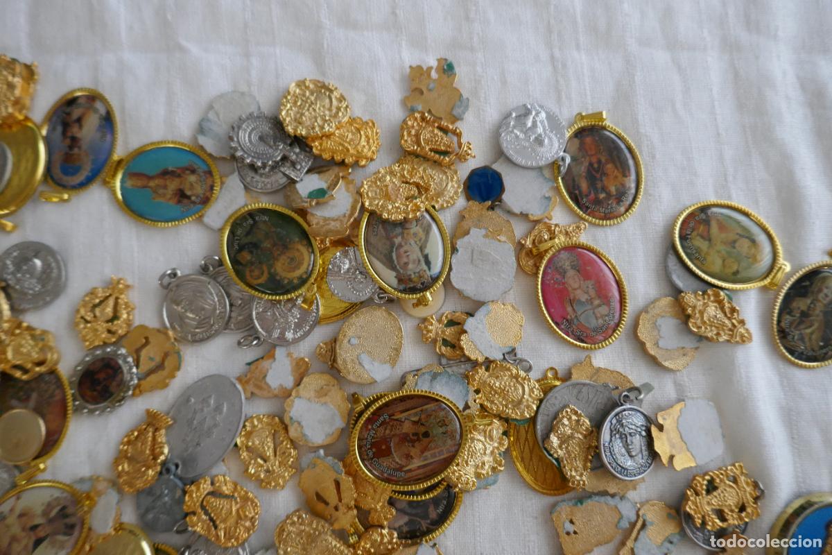 Antig&uuml;edades: GRAN LOTE DE MEDALLAS RELIGIOSAS - Foto 6