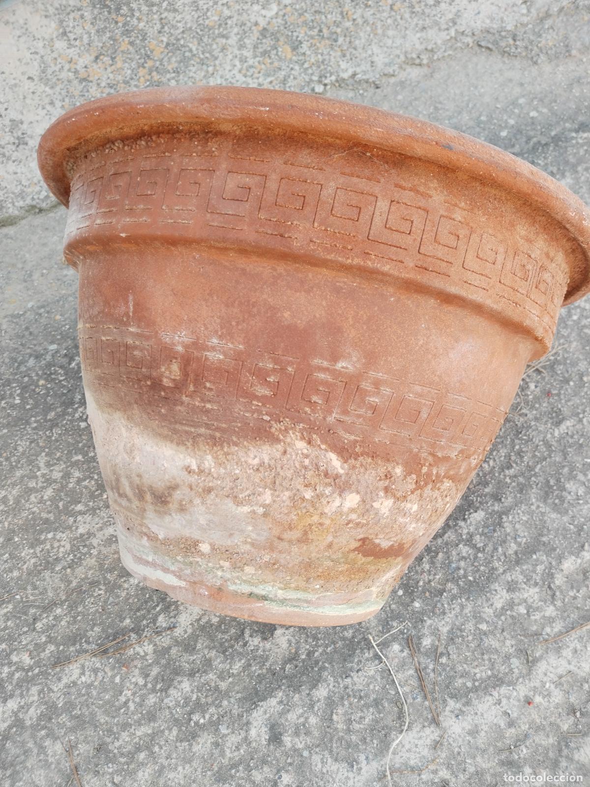 Antig&uuml;edades: macetero italiano de terracota - Foto 6