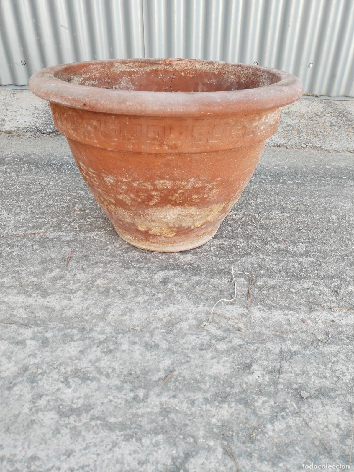 Antig&uuml;edades: macetero italiano de terracota - Foto 8