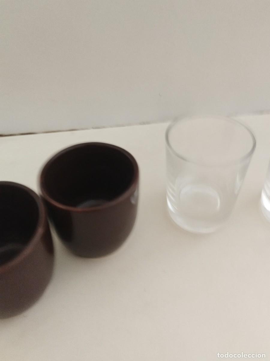 Antig&uuml;edades: Lote de 5 vasos de chupito, licor. - Foto 2