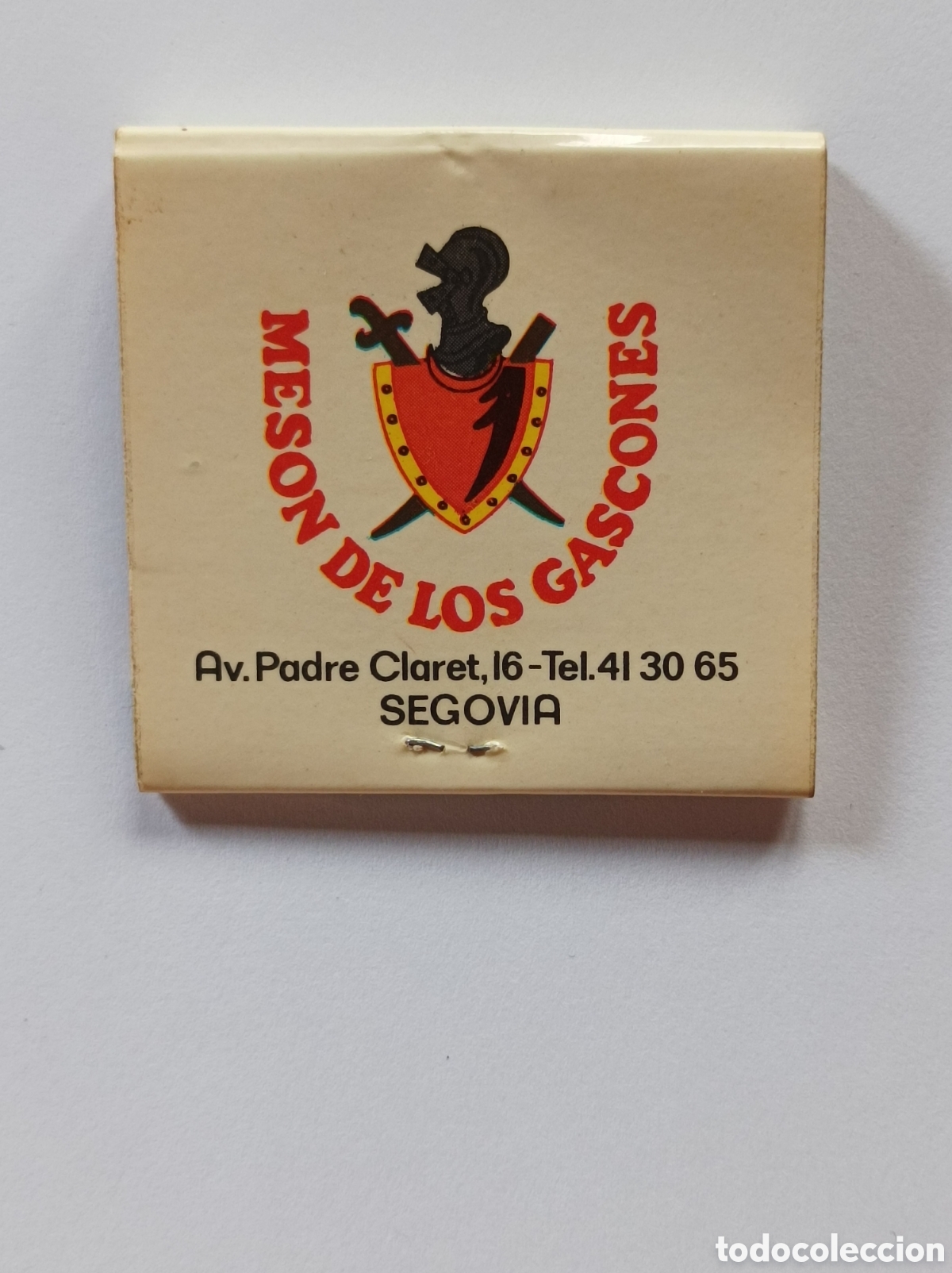 Antig&uuml;edades: MESON DE LOS GASCONES. SEGOVIA. LIBRITO PUBLICIDAD ANTIGUA.