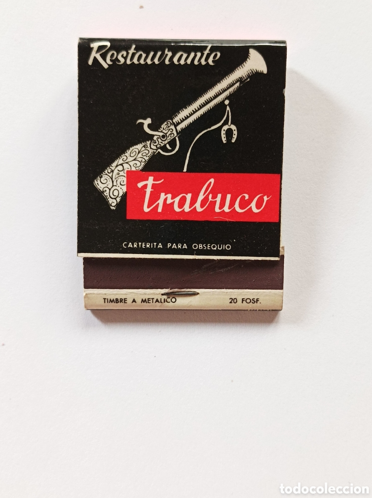 Antiques: RESTAURANTE TRABUCO. MADRID. LIBRITO PUBLICIDAD ANTIGUA.