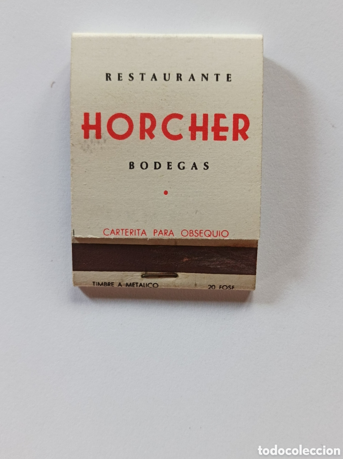 Oggetti Antichi: HORCHER RESTAURANTE BODEGA. MADRID. LIBRITO PUBLICIDAD ANTIGUA.