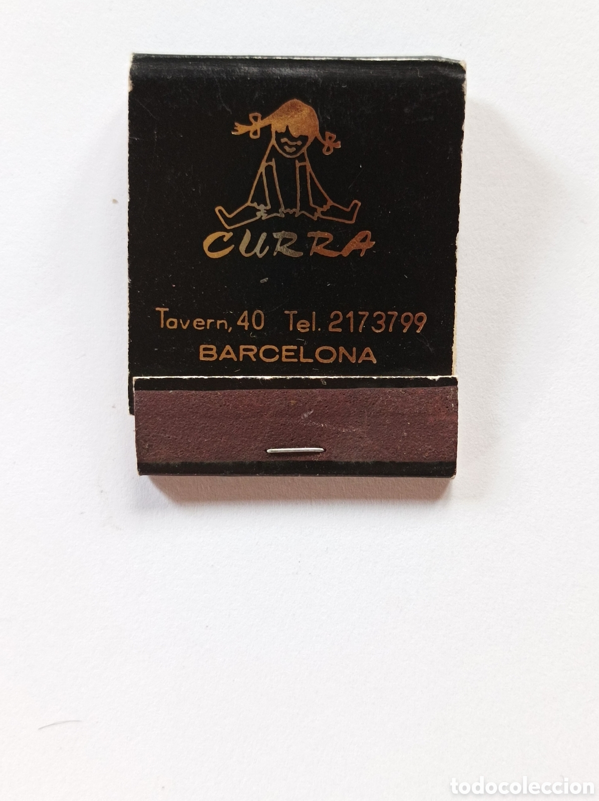 Antiques: CURRA. BARCELONA. LIBRITO PUBLICIDAD ANTIGUA.