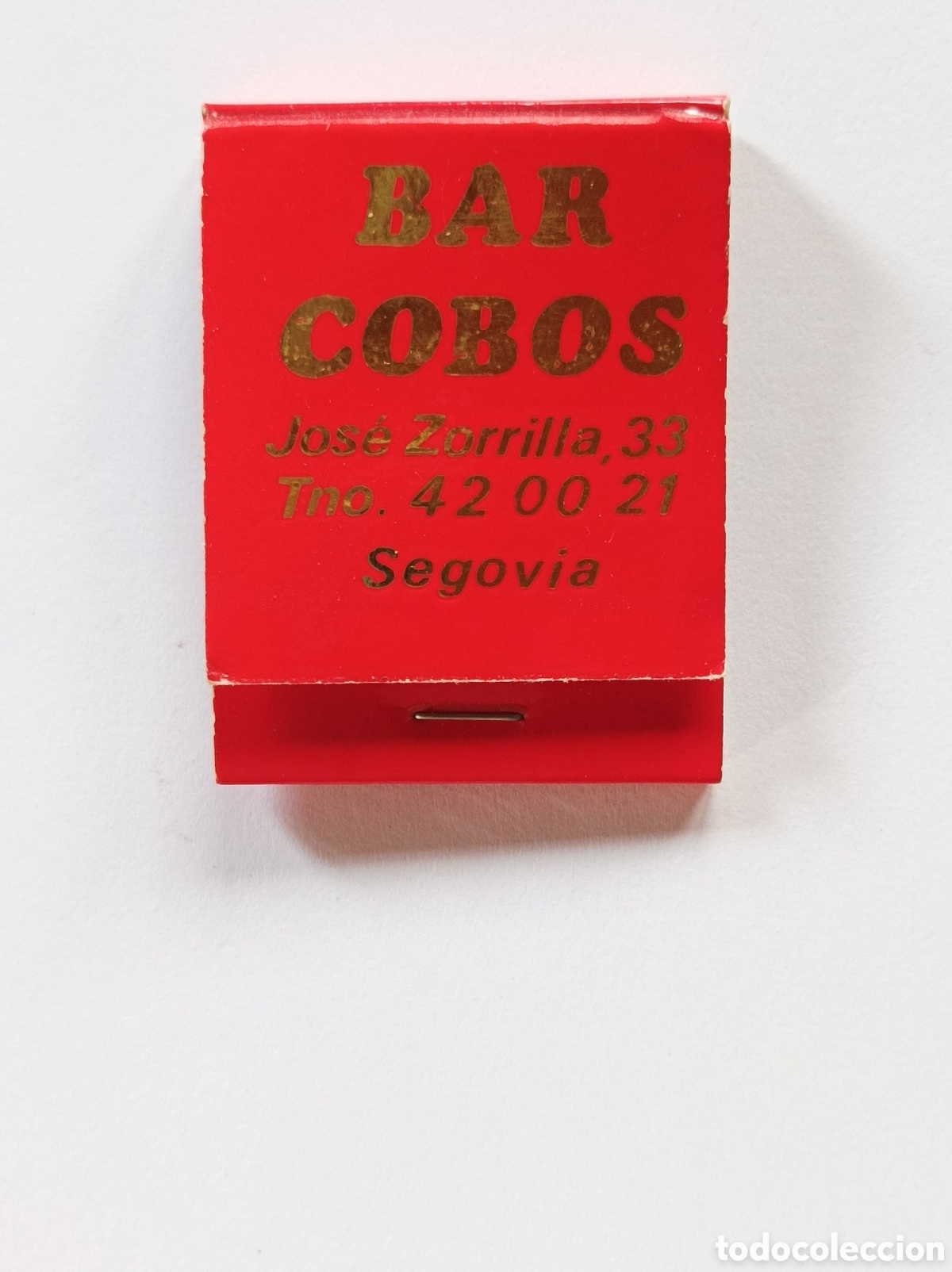 Antiques: BAR COBOS. SEGOVIA. LIBRITO PUBLICIDAD ANTIGUA.