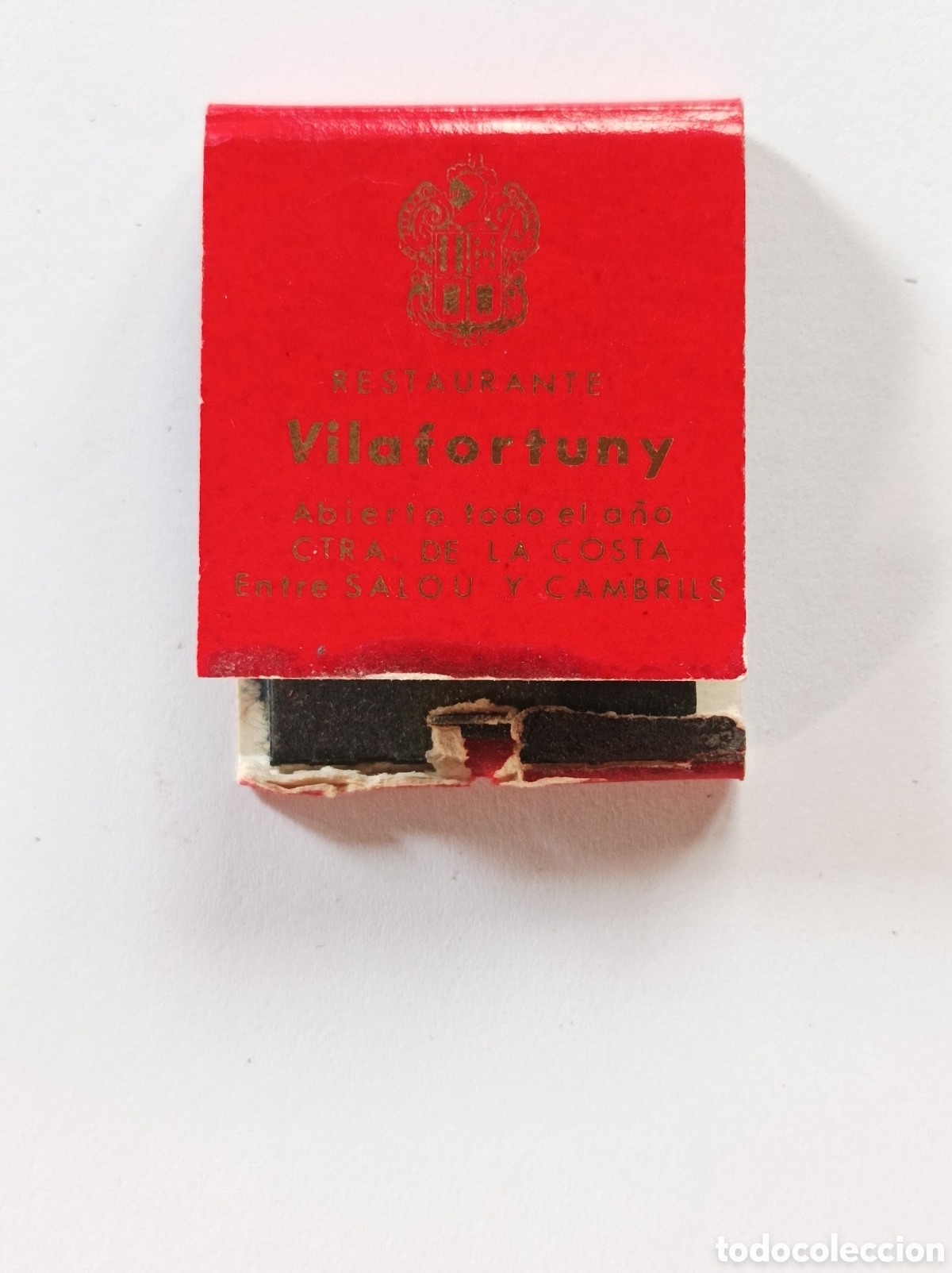Antiques: VILAFORTUNY RESTAURANTE. SALOU CAMBRILS. LIBRITO PUBLICIDAD ANTIGUA.