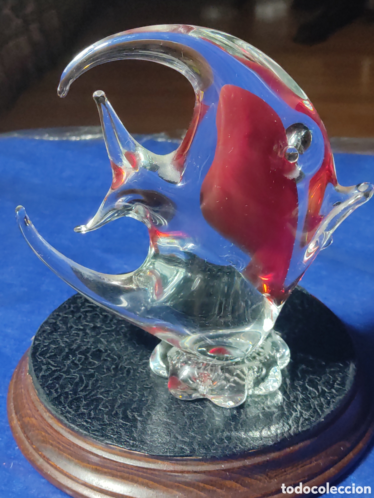 Antig&uuml;edades: Pez hermoso de cristal de murano. - Foto 4