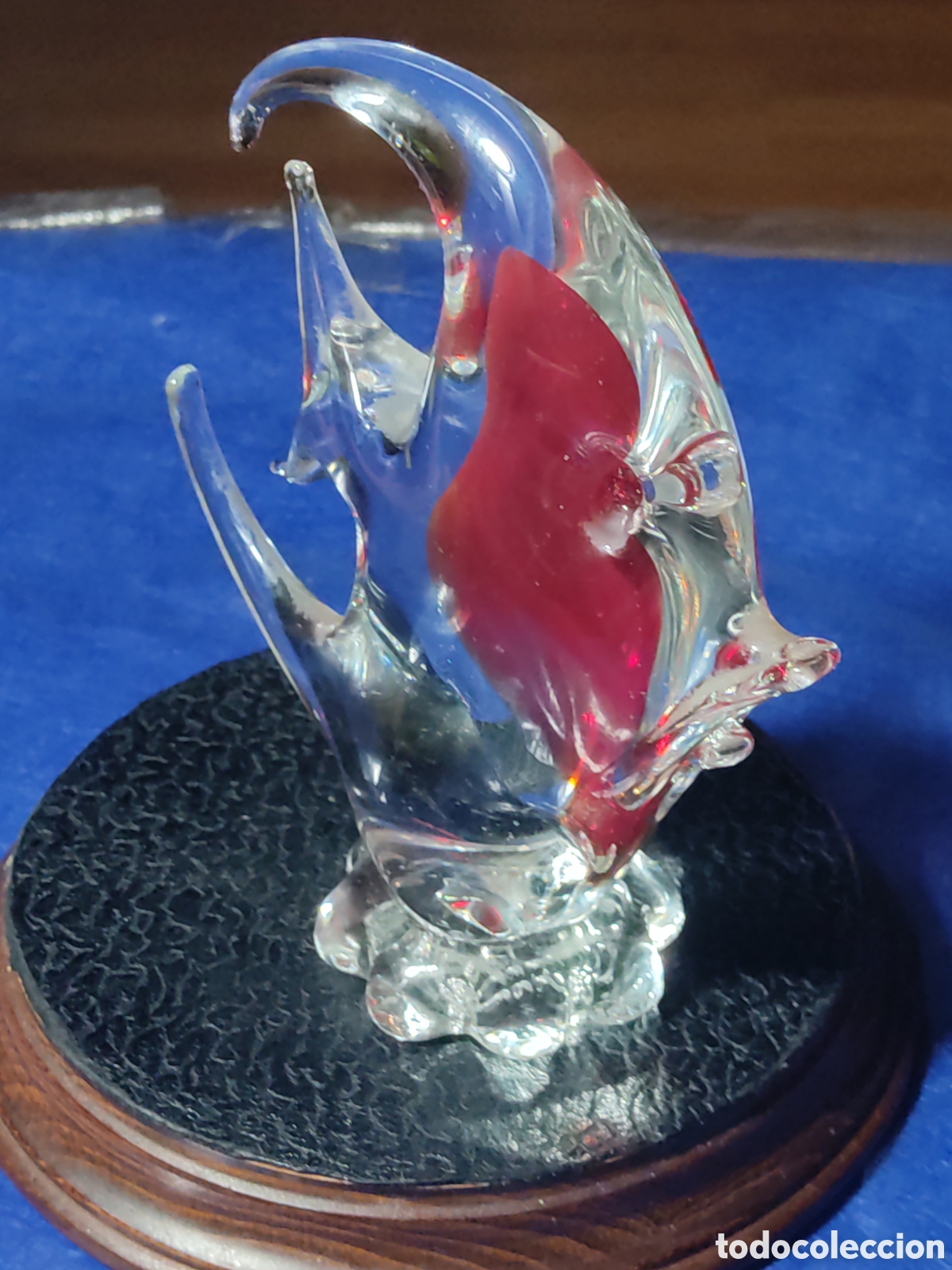 Antig&uuml;edades: Pez hermoso de cristal de murano. - Foto 5