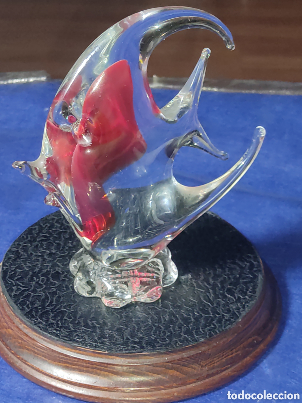 Antig&uuml;edades: Pez hermoso de cristal de murano. - Foto 6