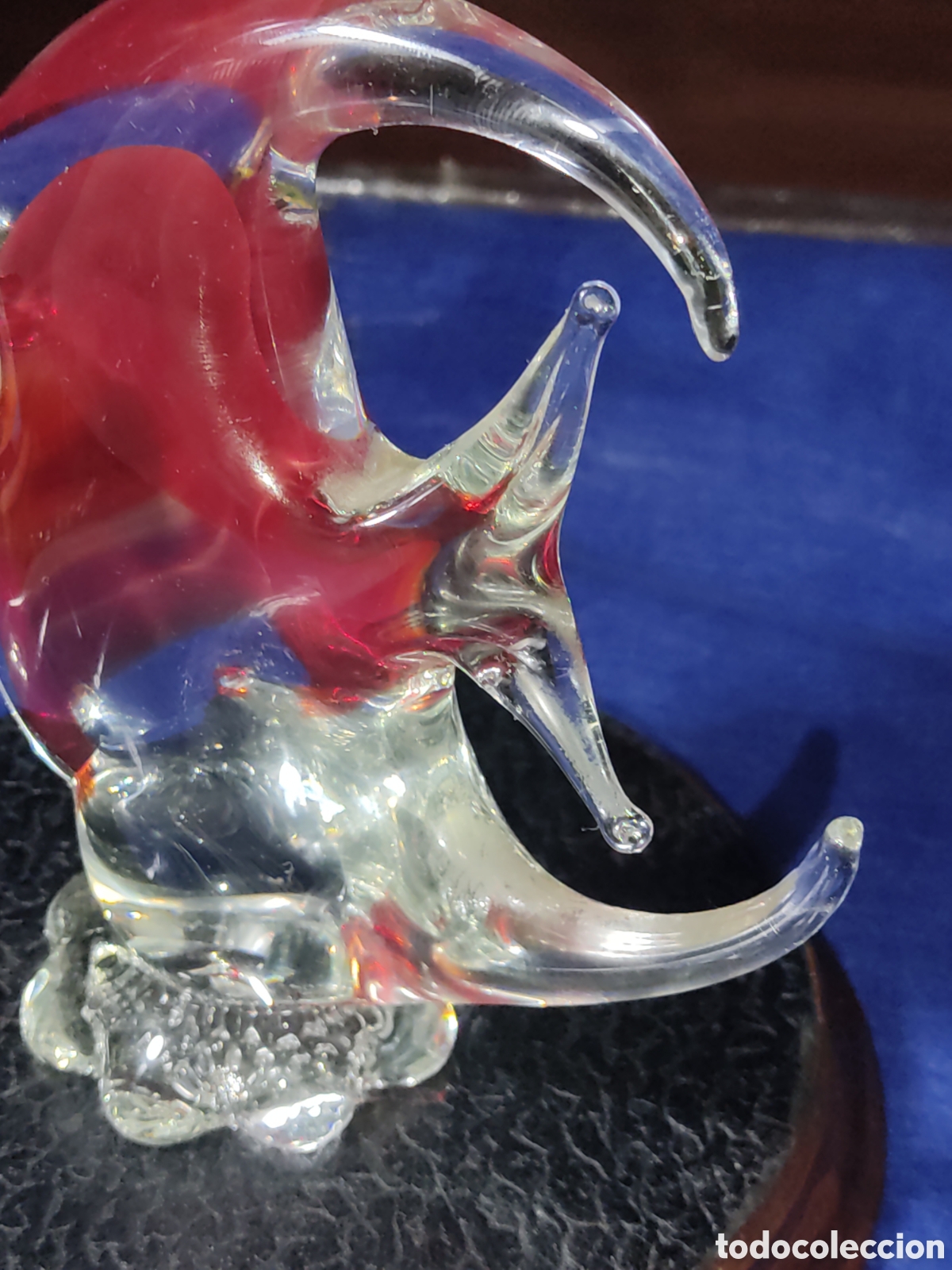 Antig&uuml;edades: Pez hermoso de cristal de murano. - Foto 7