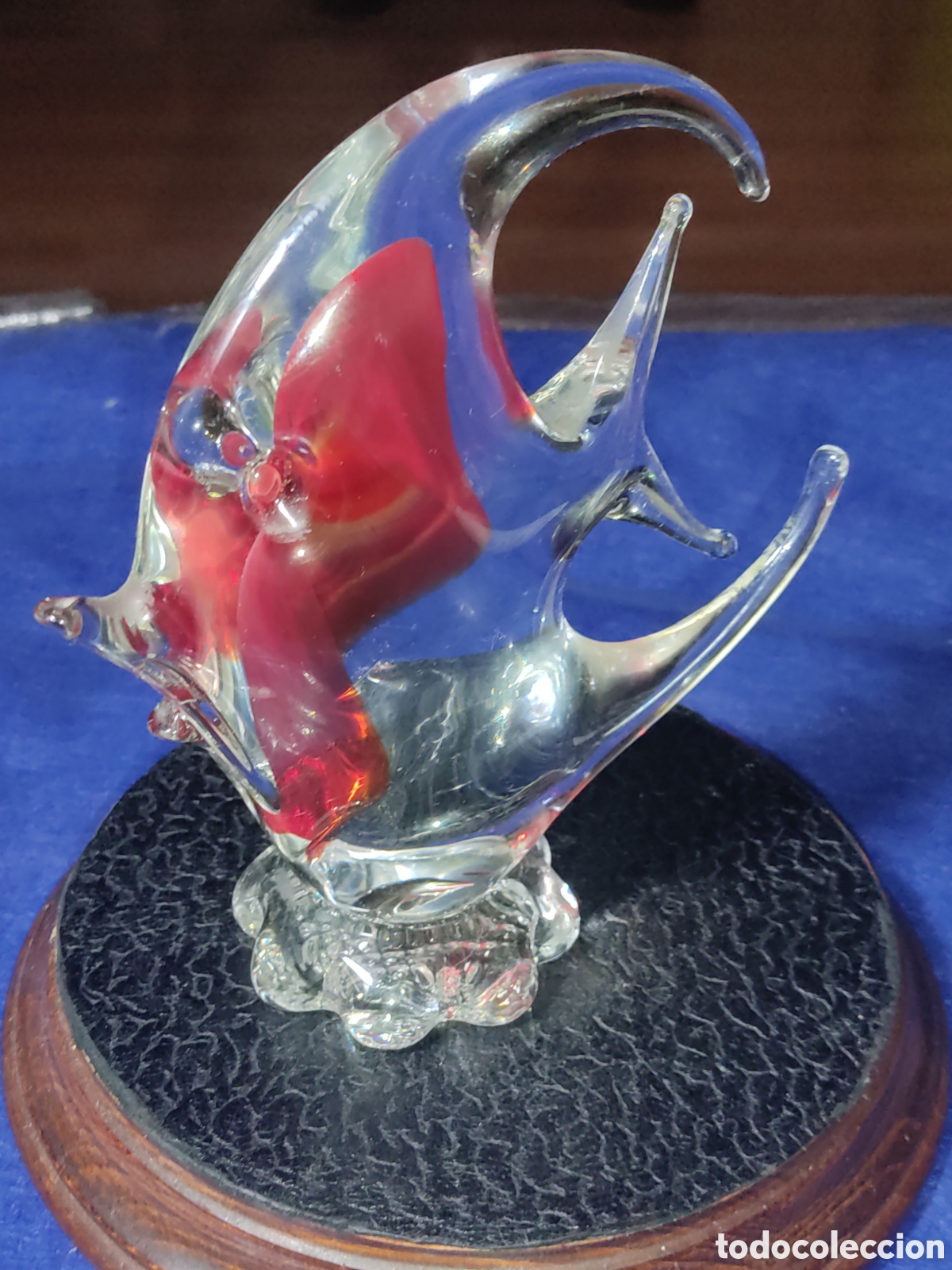 Antig&uuml;edades: Pez hermoso de cristal de murano. - Foto 8