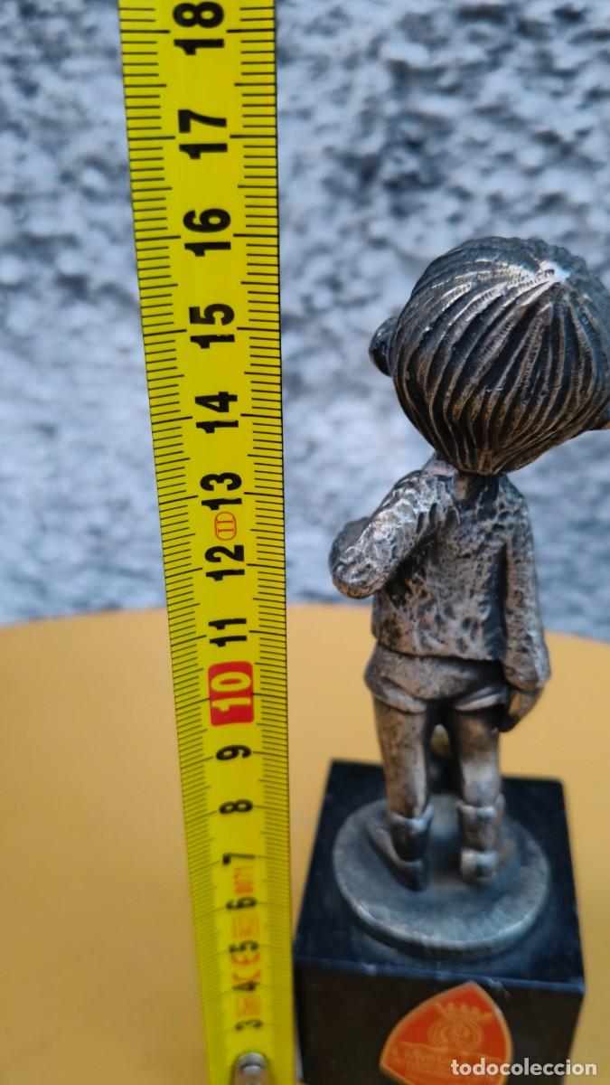 Antig&uuml;edades: Troph&eacute;e de bronze p&eacute;tanque Barcelone - Foto 6