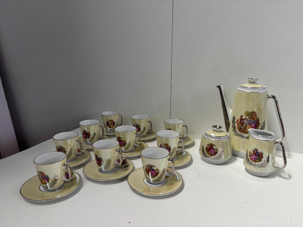 Antig&uuml;edades: JUEGOI CAFE PORCELANA CUSINS 10 SERVICIOS
