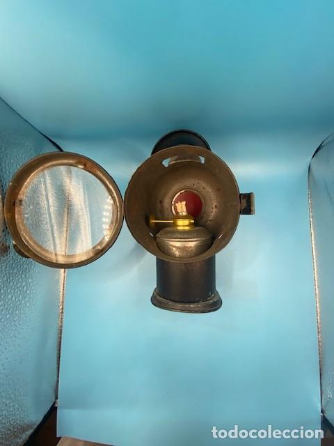 Antig&uuml;edades: FAROL PETROLEO CARRO - Foto 3