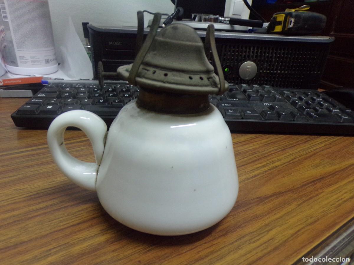 Antig&uuml;edades: ESTAMOS LIQUIDANDO. BASE DE QUINQUE OPALINA - Foto 3