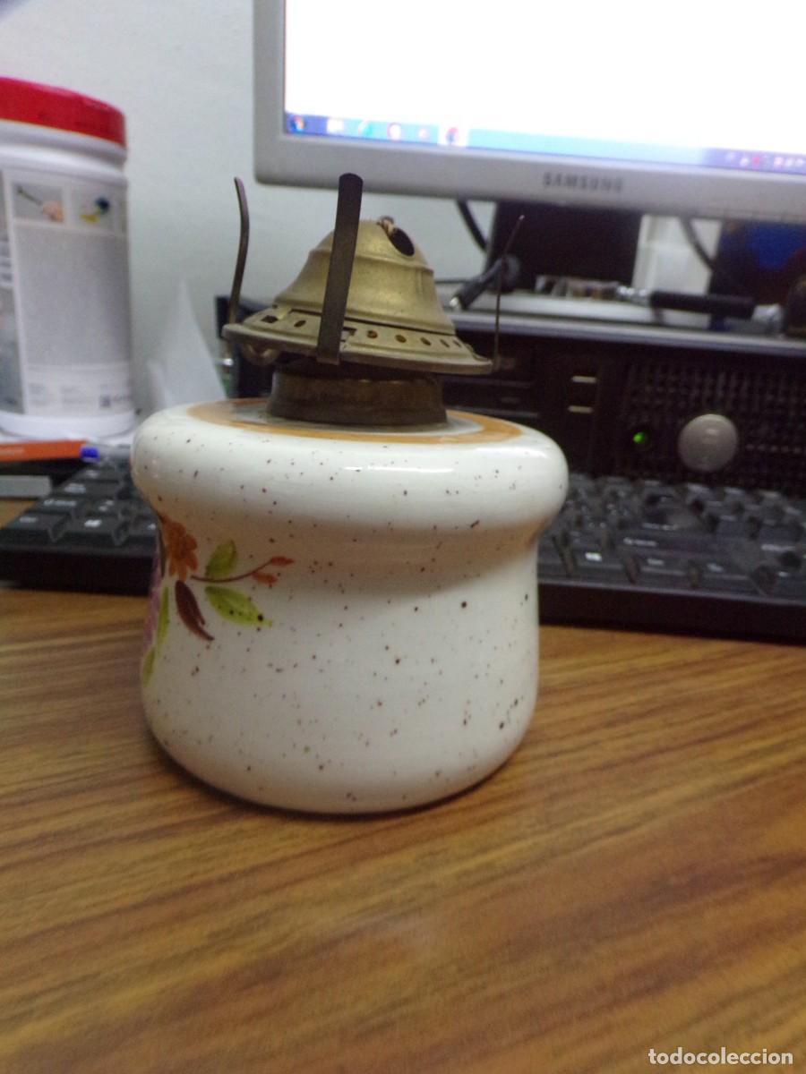 Antig&uuml;edades: ESTAMOS LIQUIDANDO. BASE DE QUINQUE PORCELANA - Foto 2