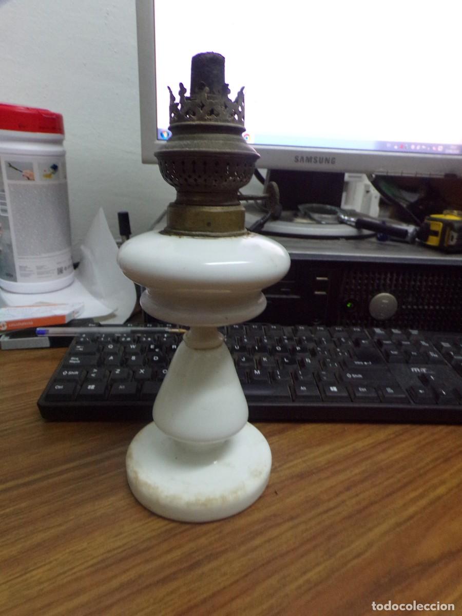 Antig&uuml;edades: ESTAMOS LIQUIDANDO. BASE DE QUINQUE GRAN OPALINA - Foto 2