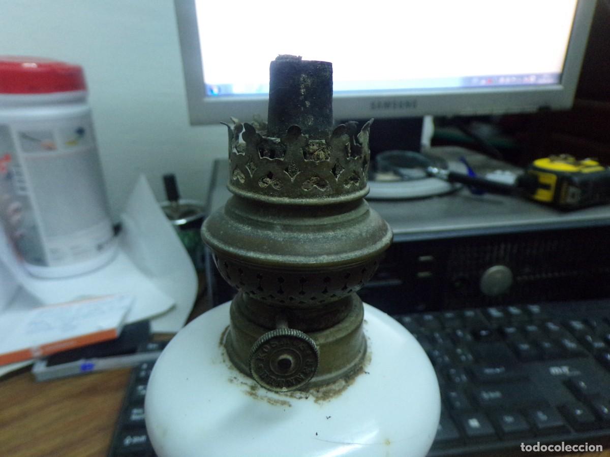Antig&uuml;edades: ESTAMOS LIQUIDANDO. BASE DE QUINQUE GRAN OPALINA - Foto 4