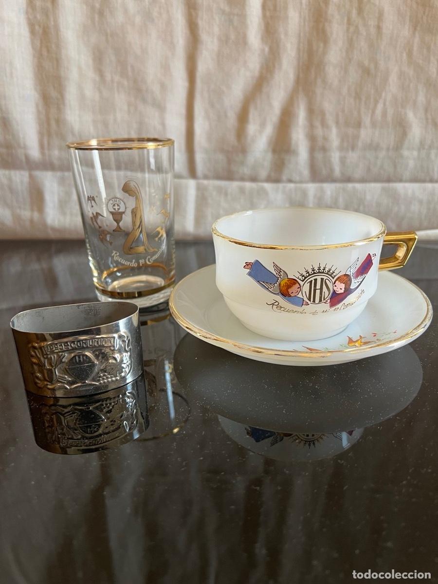Antig&uuml;edades: Juego desayuno Primera Comuni&oacute;n - Foto 1