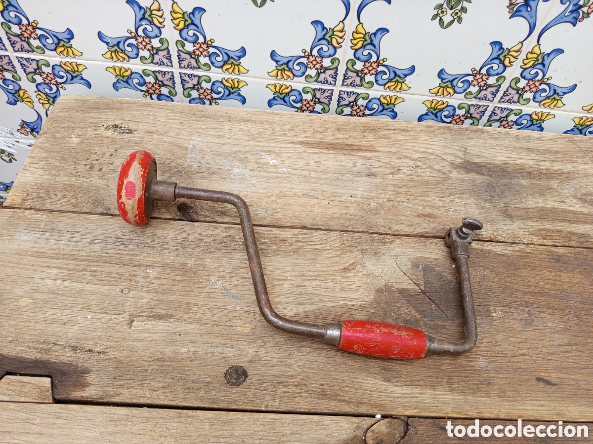 Antig&uuml;edades: Taladro manual de madera y metal - Foto 1