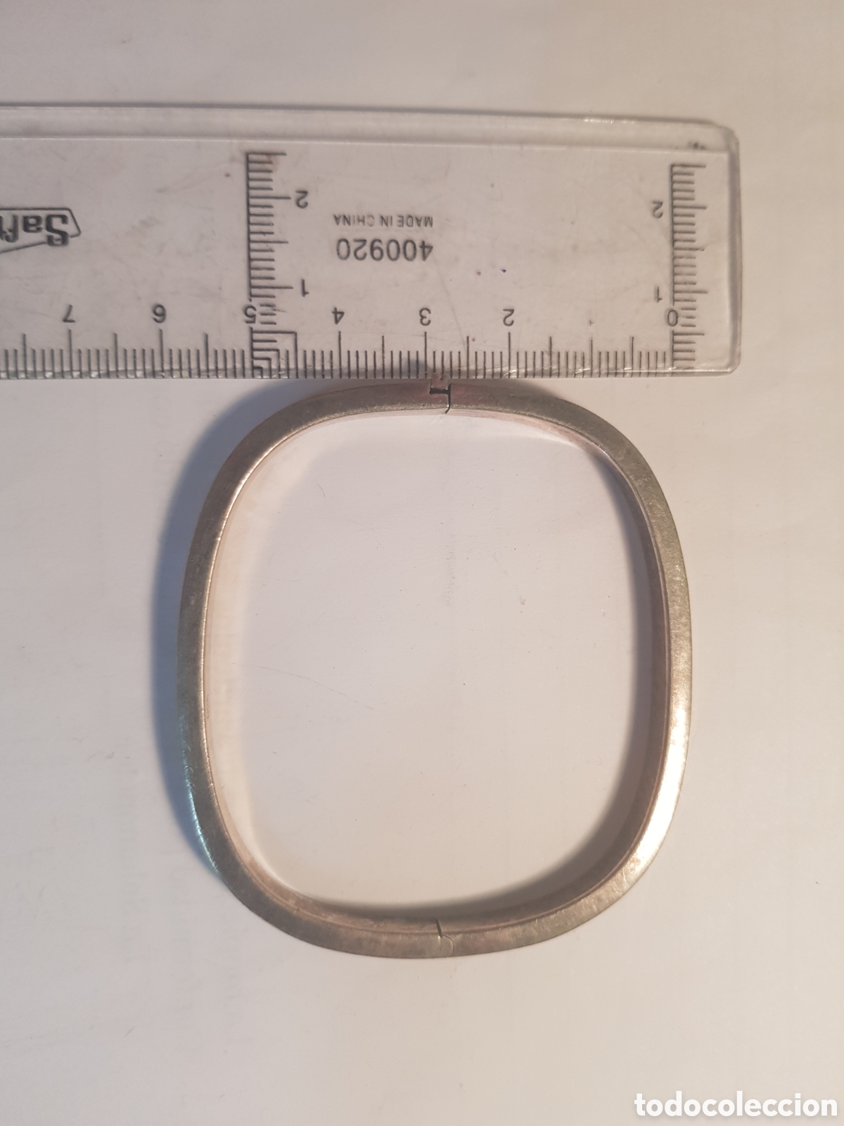 Antig&uuml;edades: #1137 Brazalete plata de ley 925 - Foto 1