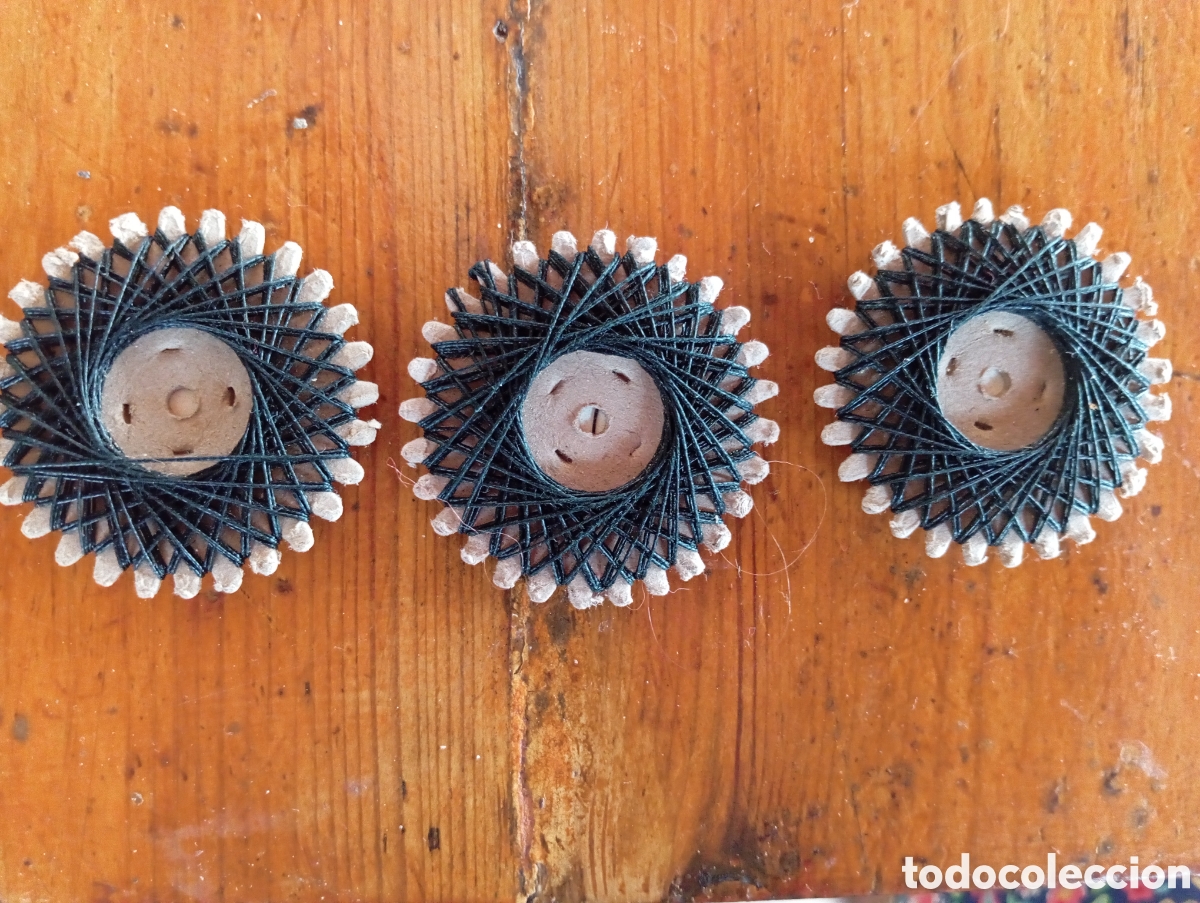 Antig&uuml;edades: BOBINAS ANTIGUAS DE HILO MARCA EL D&Oacute;LAR - Foto 2