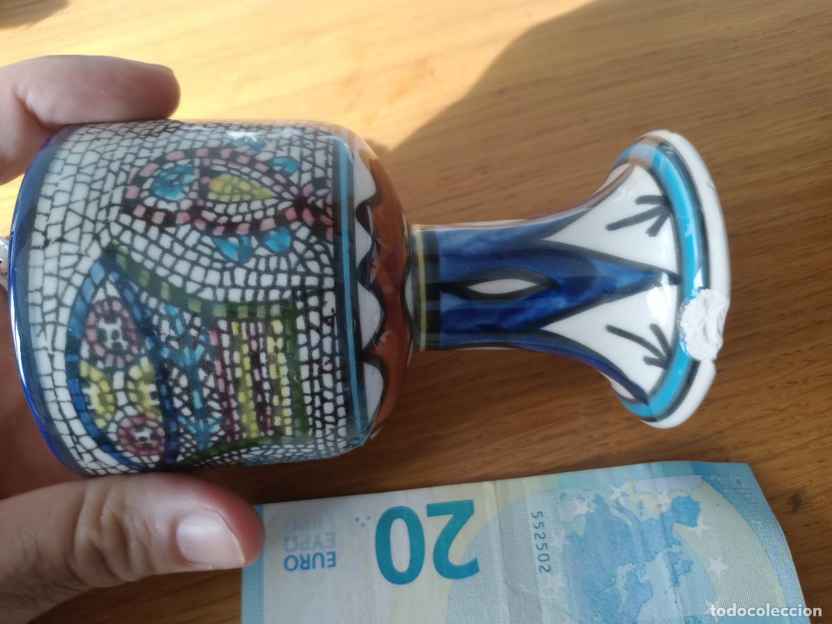 Antig&uuml;edades: Juego de copa y cop&oacute;n + patenas - Foto 6