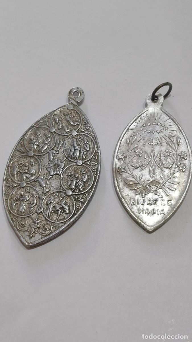 Antig&uuml;edades: M&eacute;daille religieuse 1900 - Foto 2