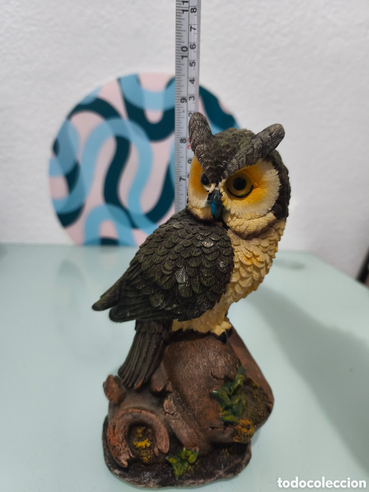 Antig&uuml;edades: Big size owl statue good condition - Foto 4
