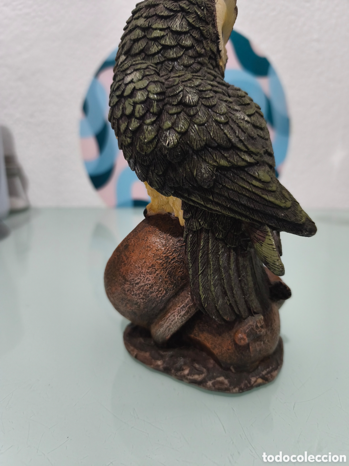 Antig&uuml;edades: Big size owl statue good condition - Foto 5
