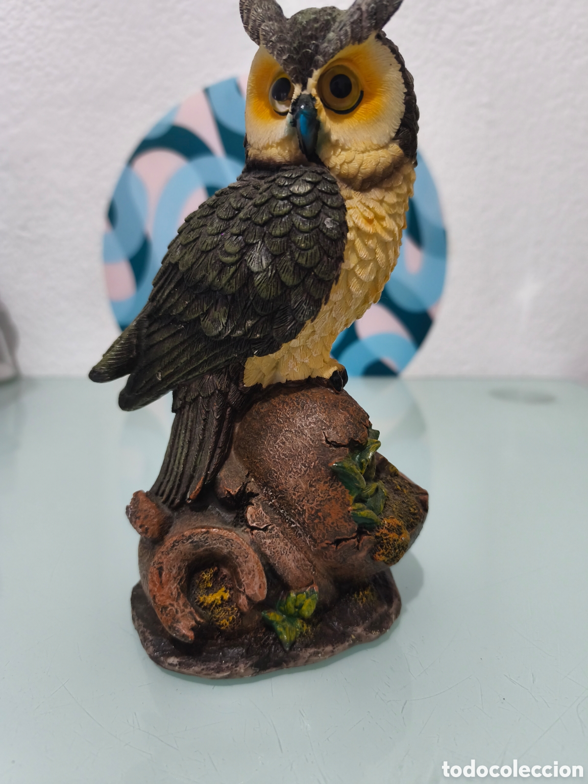 Antig&uuml;edades: Big size owl statue good condition - Foto 1