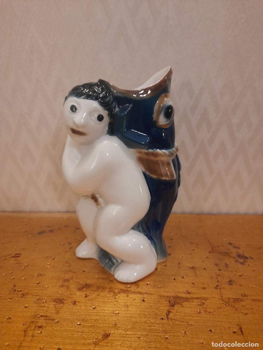Antig&uuml;edades: Figura do castro Hombre con pez - Foto 1