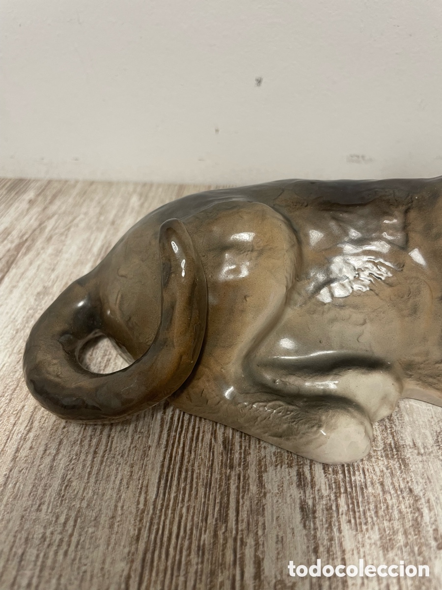 Antig&uuml;edades: PERRO PASTOR BELGA CER&Aacute;MICA - Foto 6