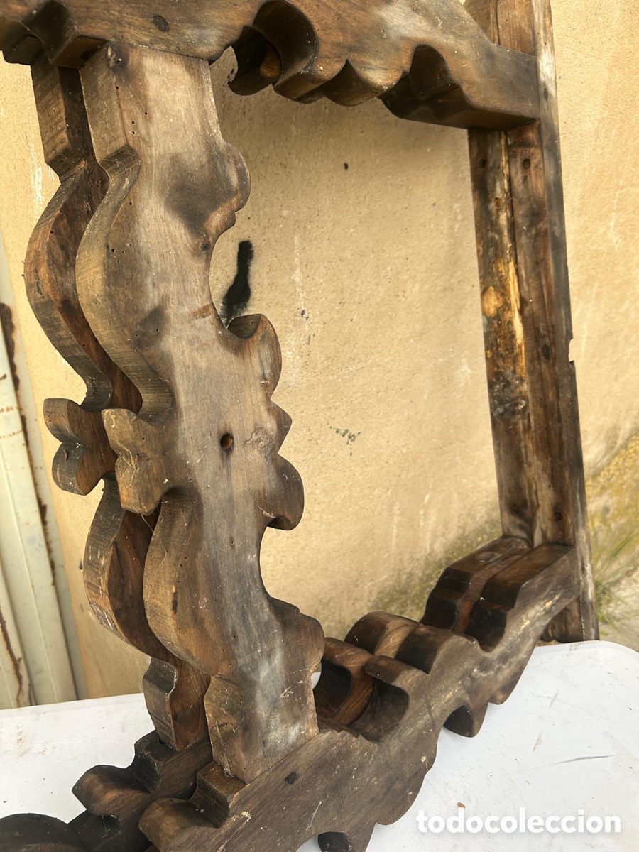 Antig&uuml;edades: Patas mesa antigua lira - Foto 9