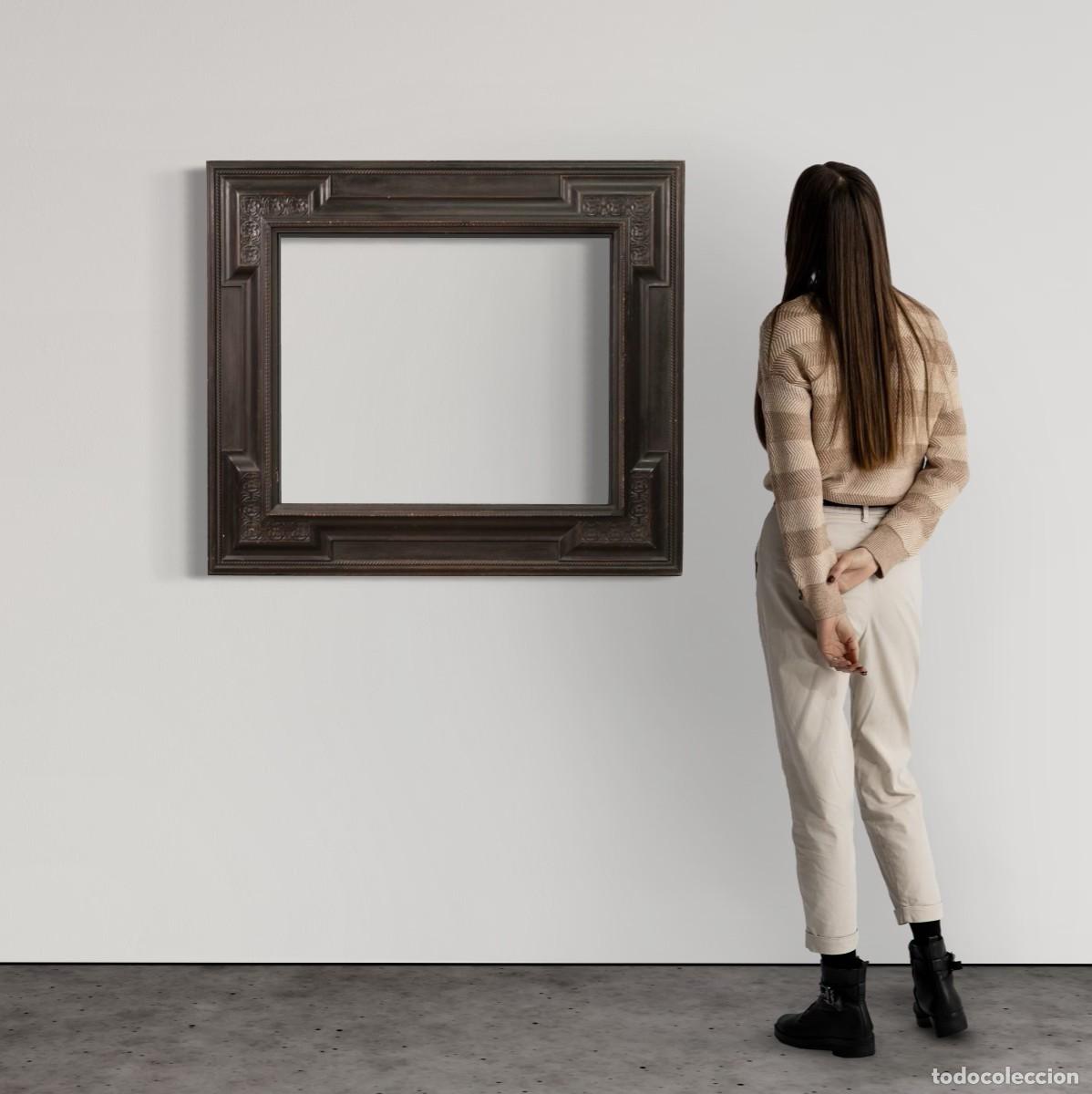 Antig&uuml;edades: Marco franc&eacute;s de madera del siglo XX - Foto 2