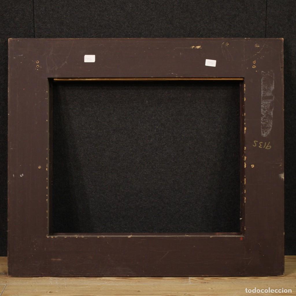 Antig&uuml;edades: Marco franc&eacute;s de madera del siglo XX - Foto 10