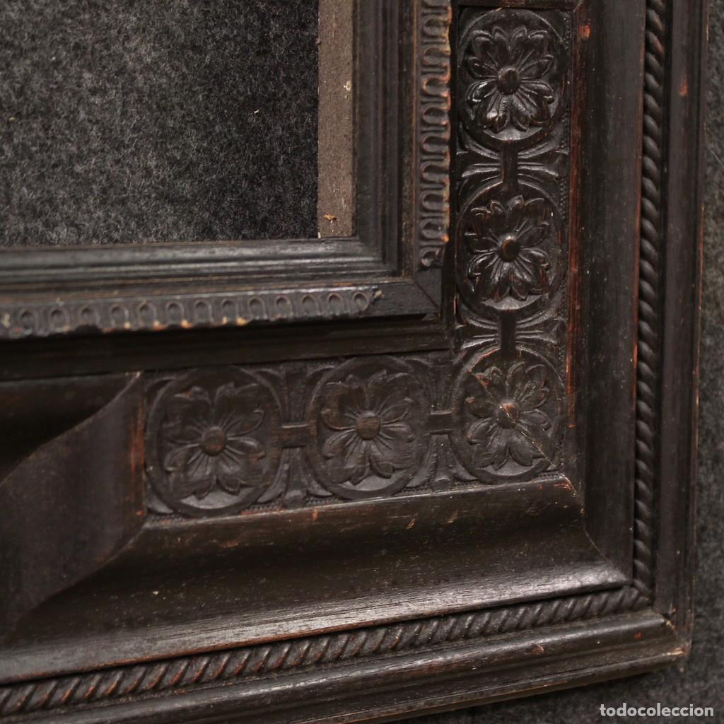 Antig&uuml;edades: Marco franc&eacute;s de madera del siglo XX - Foto 14
