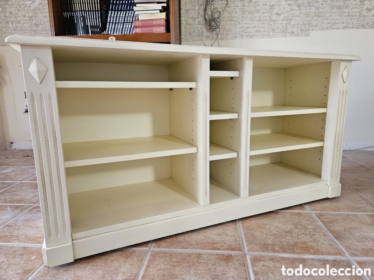 Antig&uuml;edades: Mueble salon TV con ruedas - Foto 2