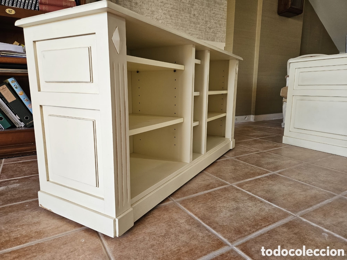 Antig&uuml;edades: Mueble salon TV con ruedas - Foto 1