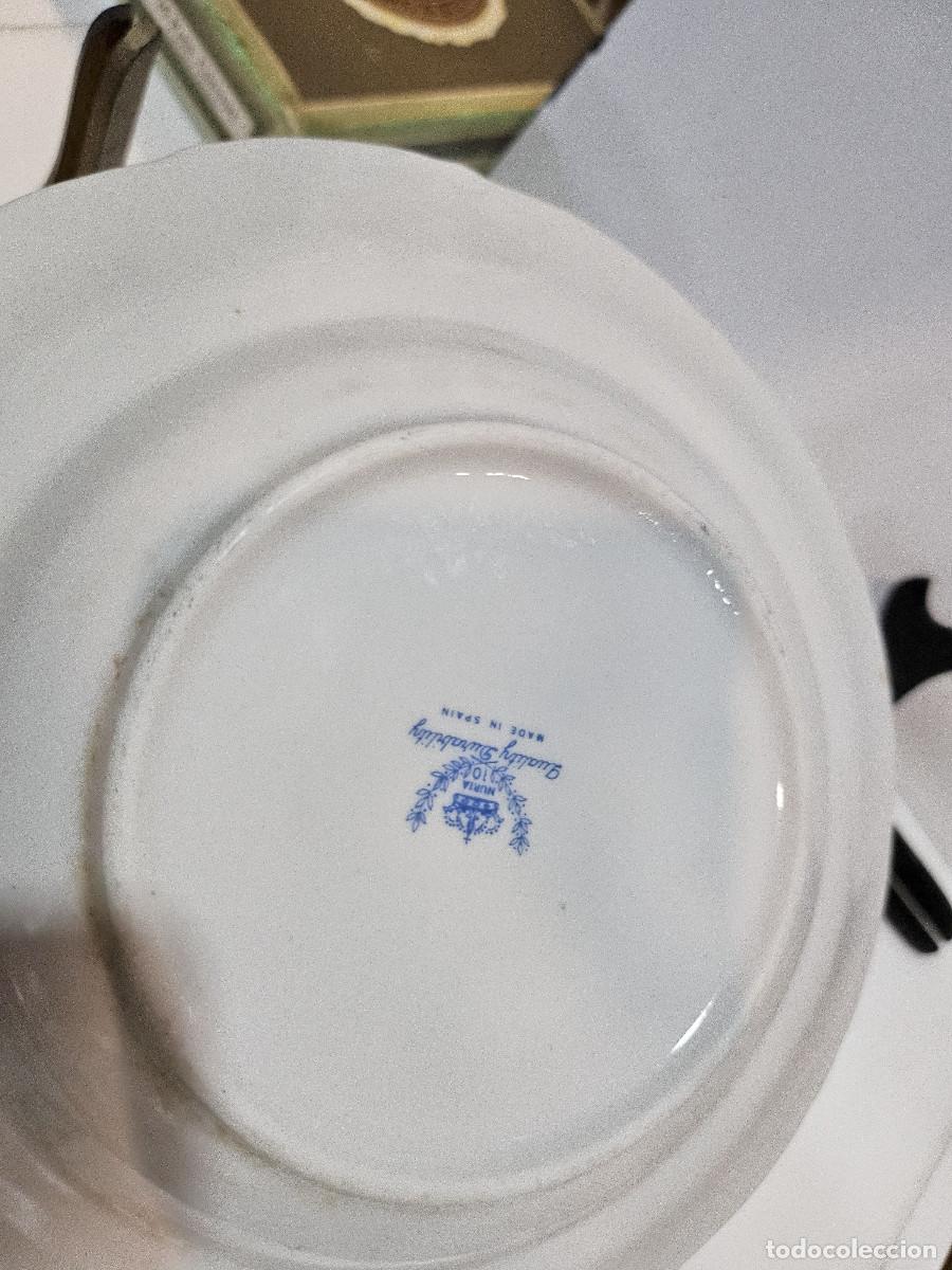 Antig&uuml;edades: plato hondo de porcelana - Foto 3