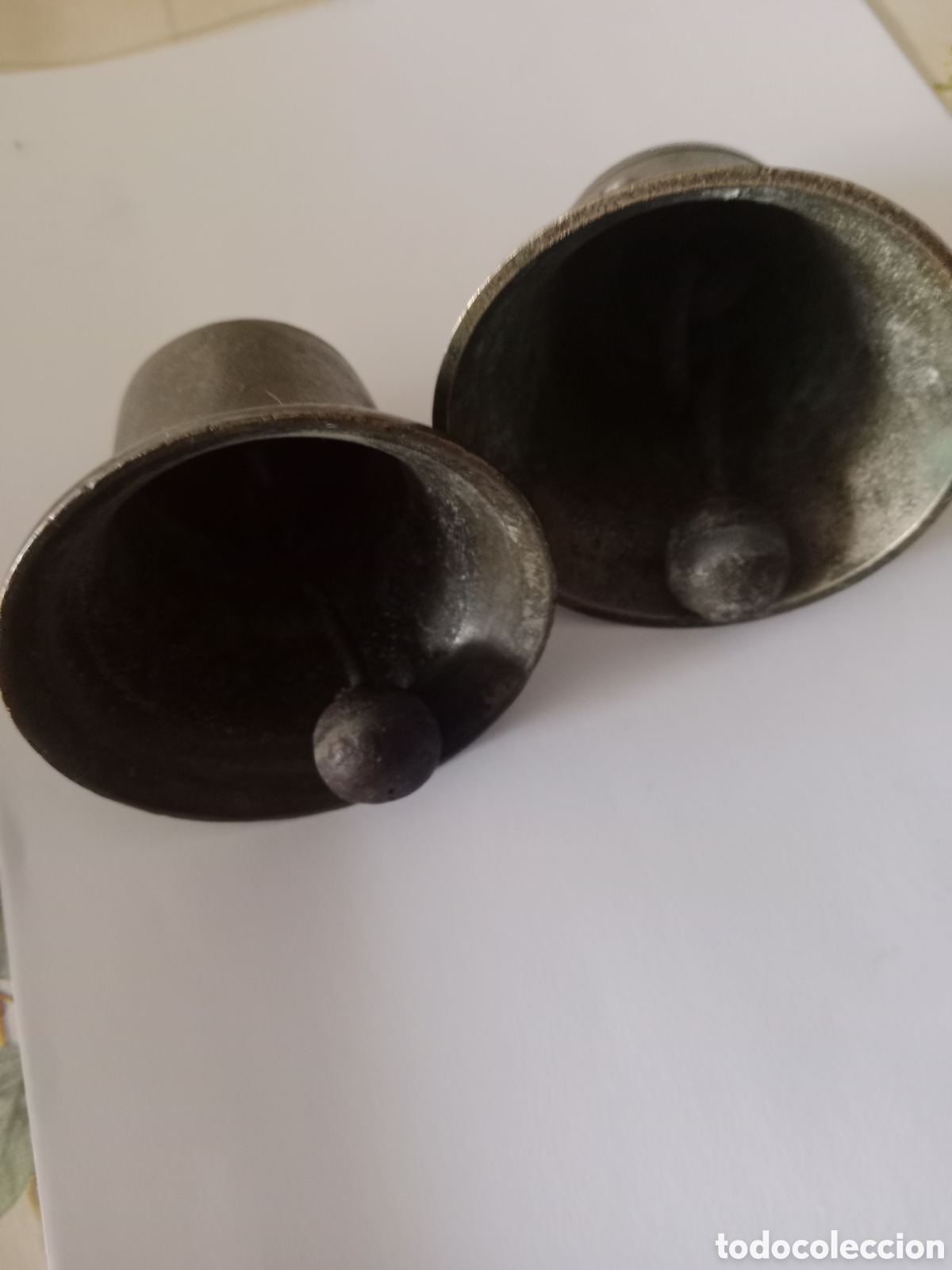 Antig&uuml;edades: Par de Campanas Antiguas - Foto 4