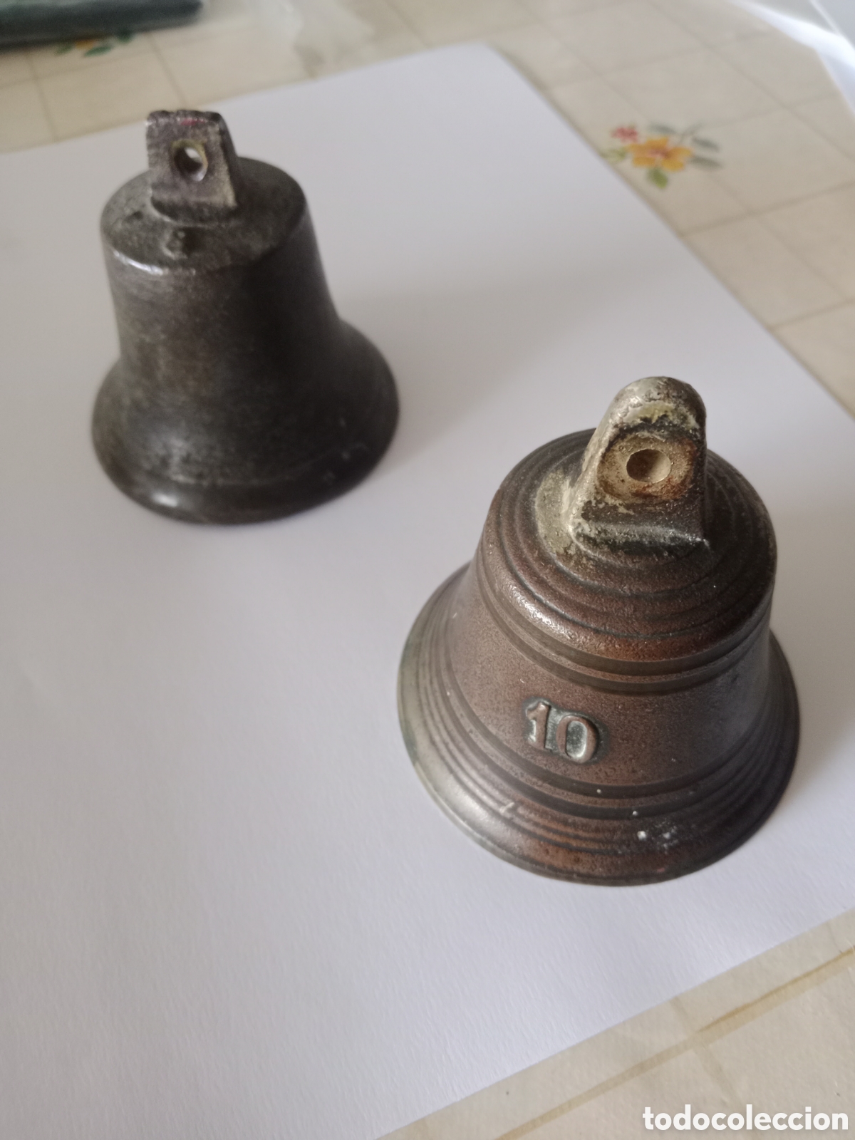 Antig&uuml;edades: Par de Campanas Antiguas - Foto 1