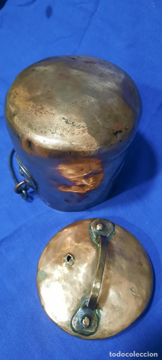 Antig&uuml;edades: PEQUE&Ntilde;A OLLA DE COBRE - Foto 6