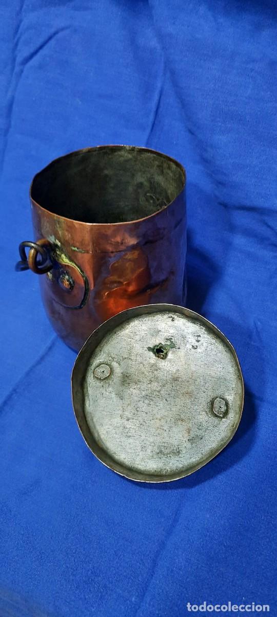 Antig&uuml;edades: PEQUE&Ntilde;A OLLA DE COBRE - Foto 7