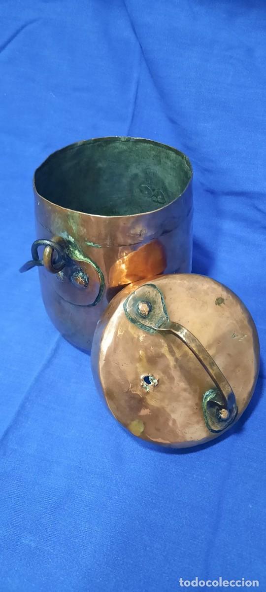 Antig&uuml;edades: PEQUE&Ntilde;A OLLA DE COBRE - Foto 8