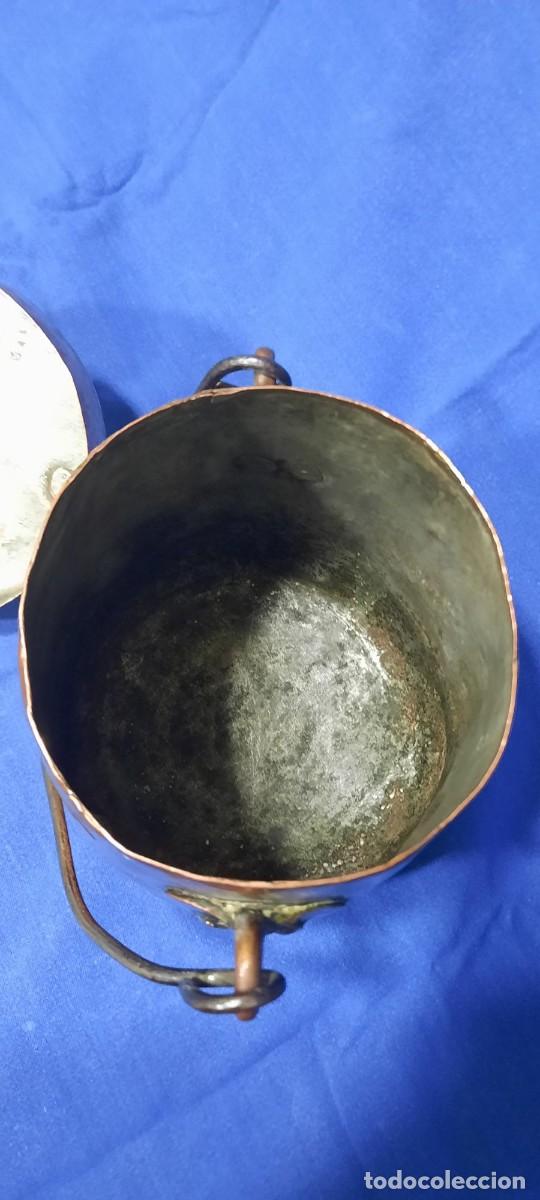 Antig&uuml;edades: PEQUE&Ntilde;A OLLA DE COBRE - Foto 9