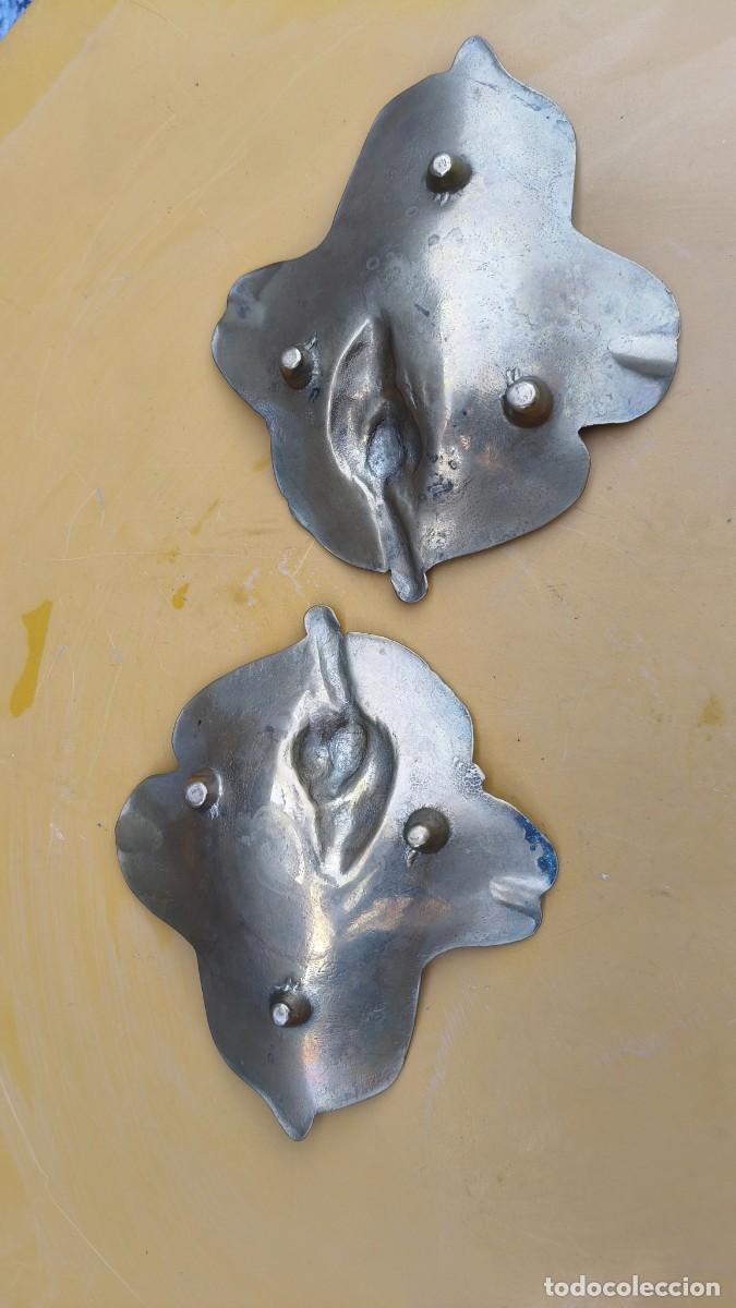Antig&uuml;edades: Lot de 2 cendrier bronze 1900 - Foto 2